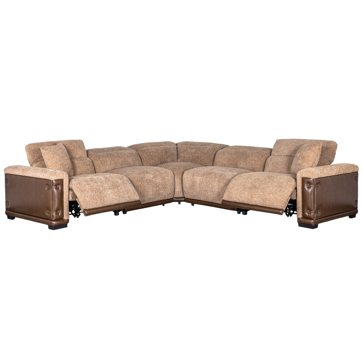 Austin 5PC Dual Power Reclining Sectional | 9128-LPR RPR APR ACx2