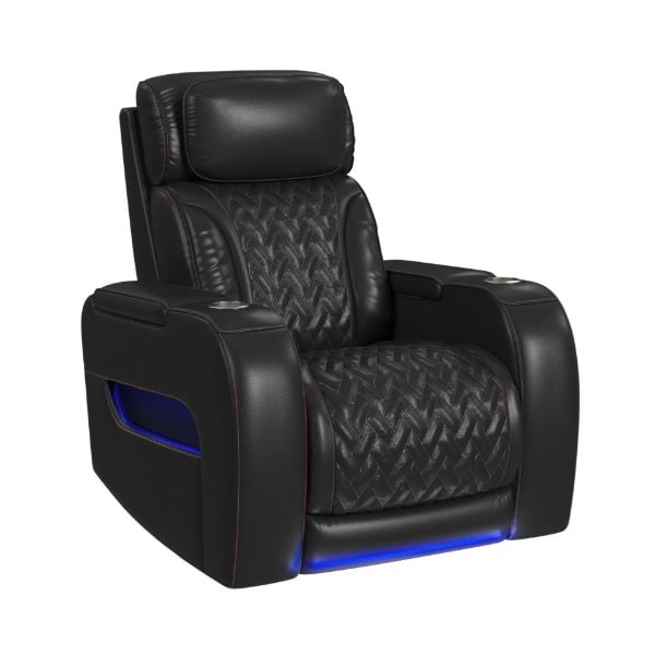 PrimeTimeP3ReclinerwLEDandWirelessChargerPocketinJettBlackwRedStitching_Angle.jpg