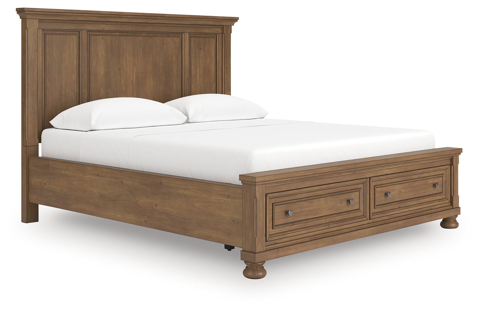 Feddinger Queen Panel Bed, Medium Brown - Ashley Furniture | AFW.com