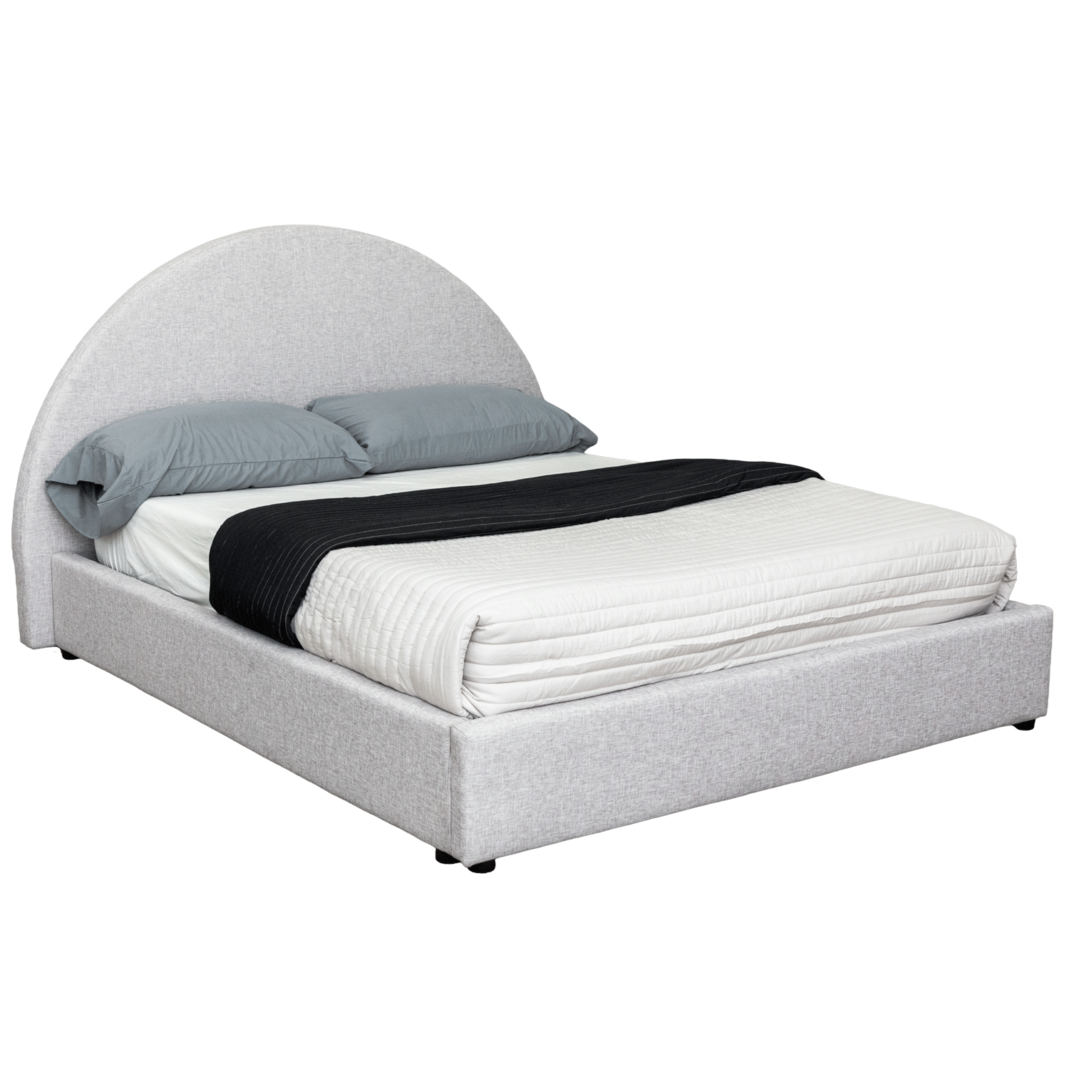 Oslo Beige Queen Upholstered Bed | ZOSL-7001/-7002 | Legends Home | AFW.com