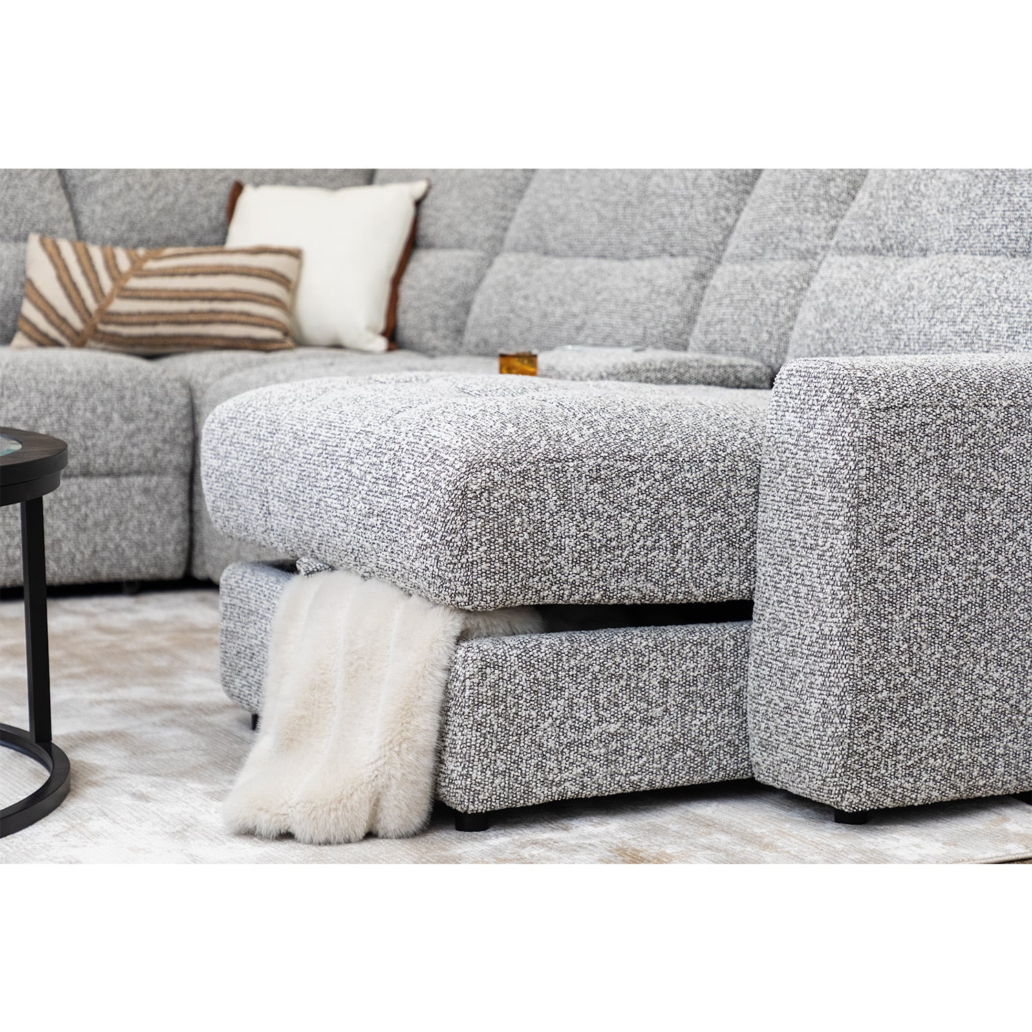 Remy 7PC Power Slide Sectional - | AFW.com