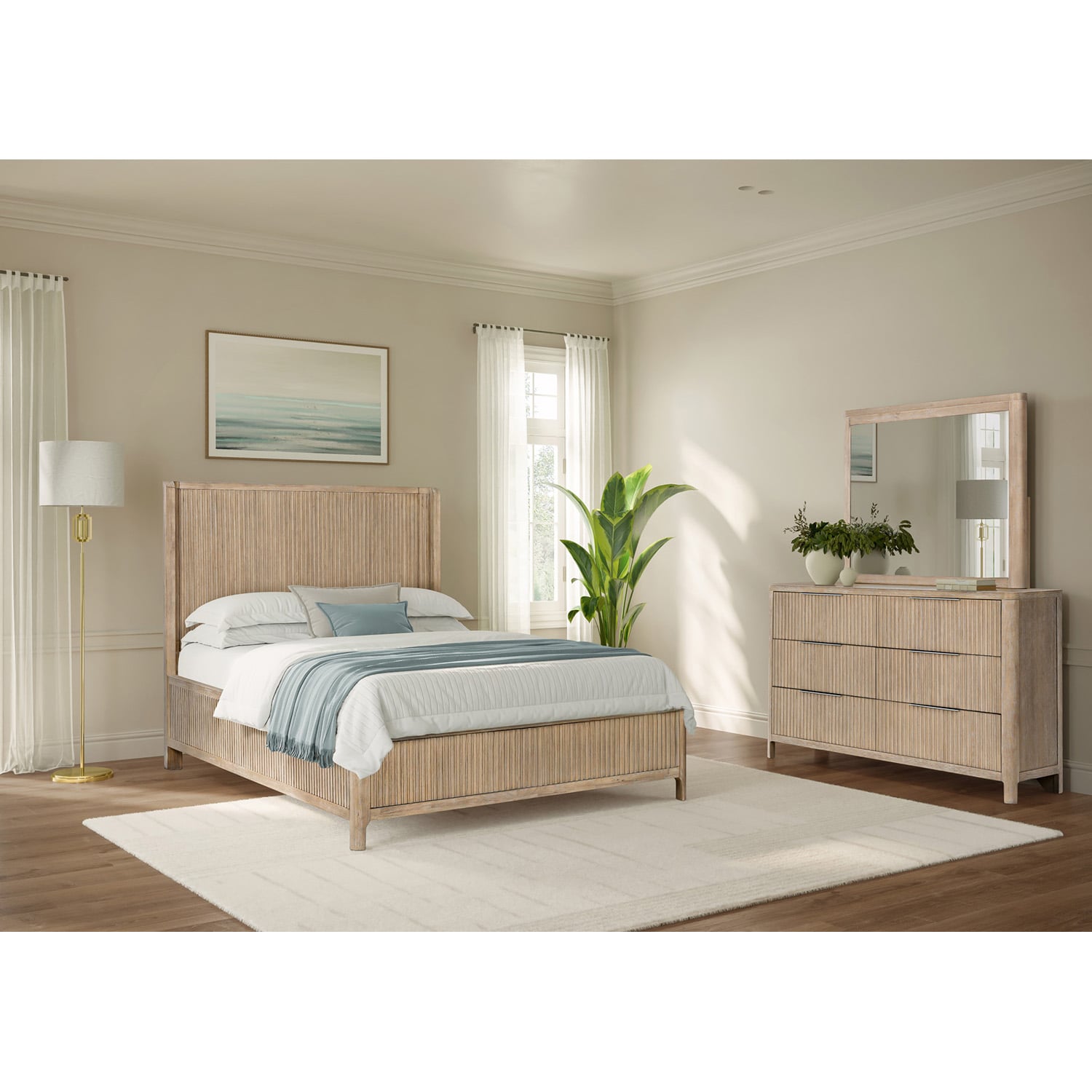 Newlin King Bed | 2852-29H/-22F/-21R | Holland House Furniture