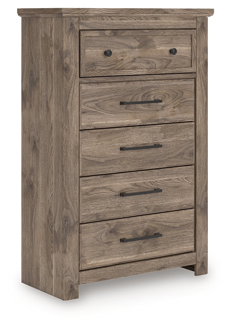 Juararo Five Drawer Chest | B251-46 | AFW.com