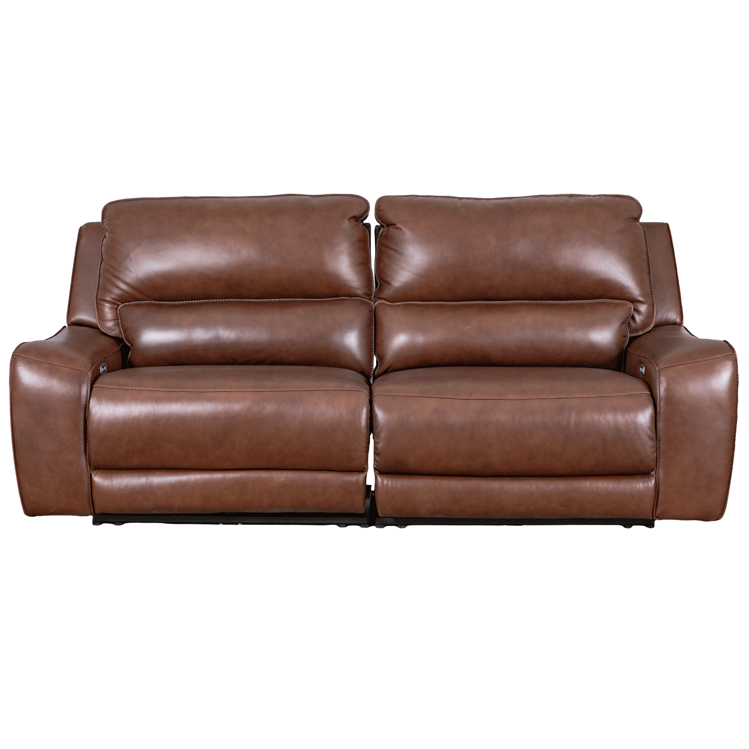 Rhen Leather P2 Reclining Console Loveseat | 1D-8005PRL | AFW.com