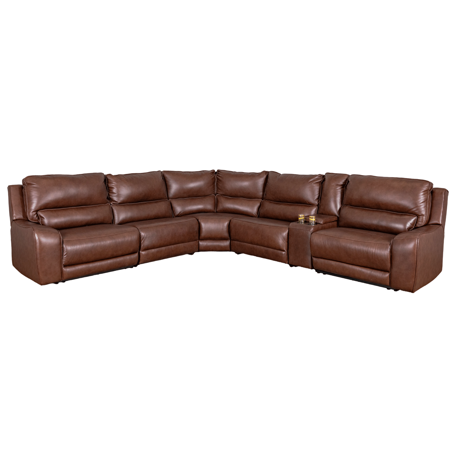 Dunleith 7-Piece Power Reclining Sectional | 0V0-716-7PC | AFW.com