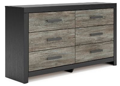 gray and black dresser Brodin 3-Piece Bedroom Set – Levin Furniture