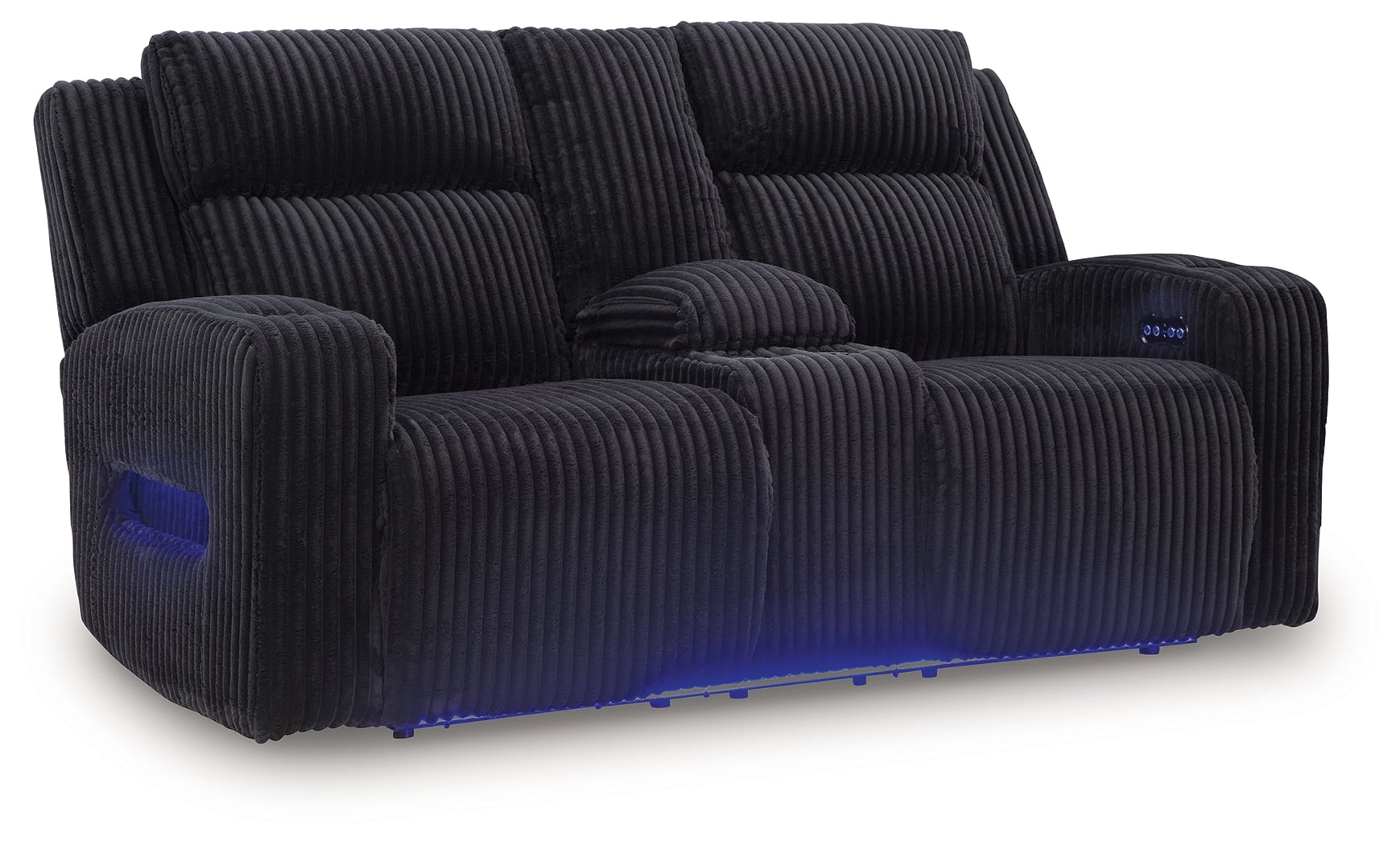 Forest Lake Dual Power Zero Gravity Recline Console Loveseat