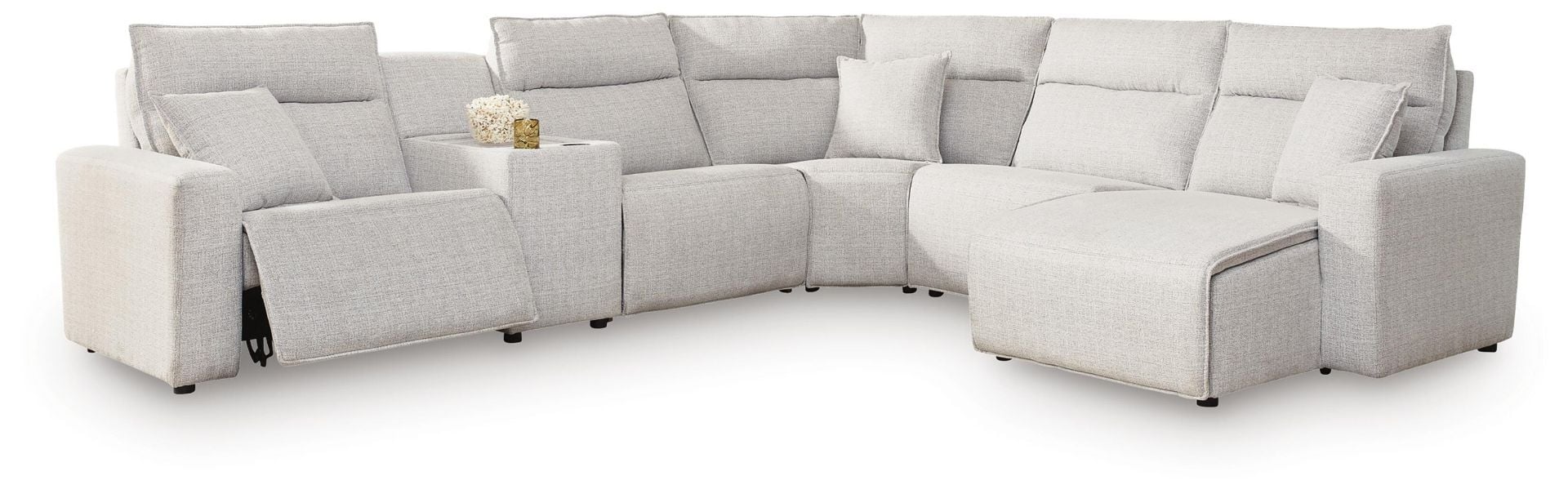 Kenzo 6PC P2 Leather Sectional | 1G-8917-6PC | AFW.com