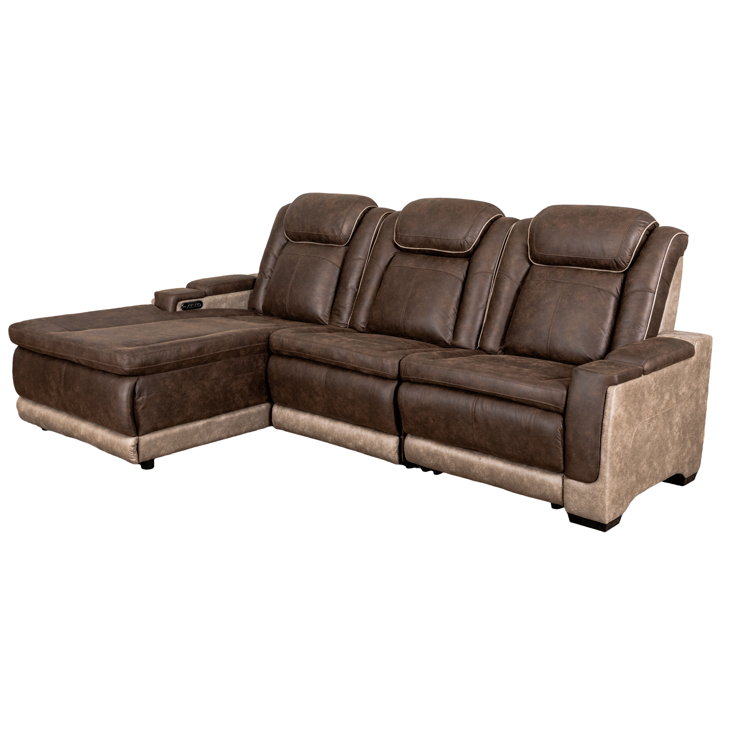 ばぁうLoungeA Lantana 5PC Dual Power Reclining Sectional - Elements