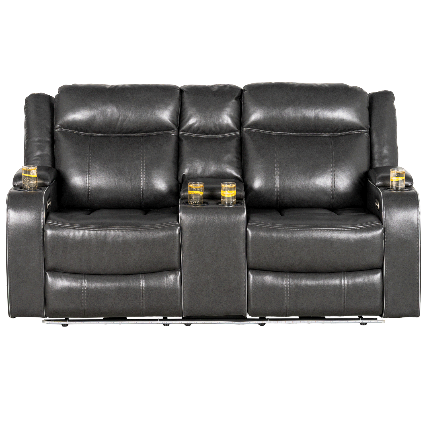 Eclipse Leather Dual Power Console Zero Gravity Re | 0KK-658PRL