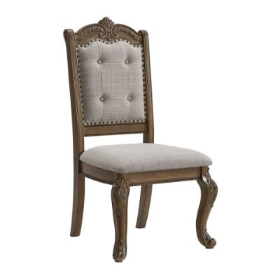 MadisonParkDiningSideChairWBeigeFabricInWalnut_Angle.jpg