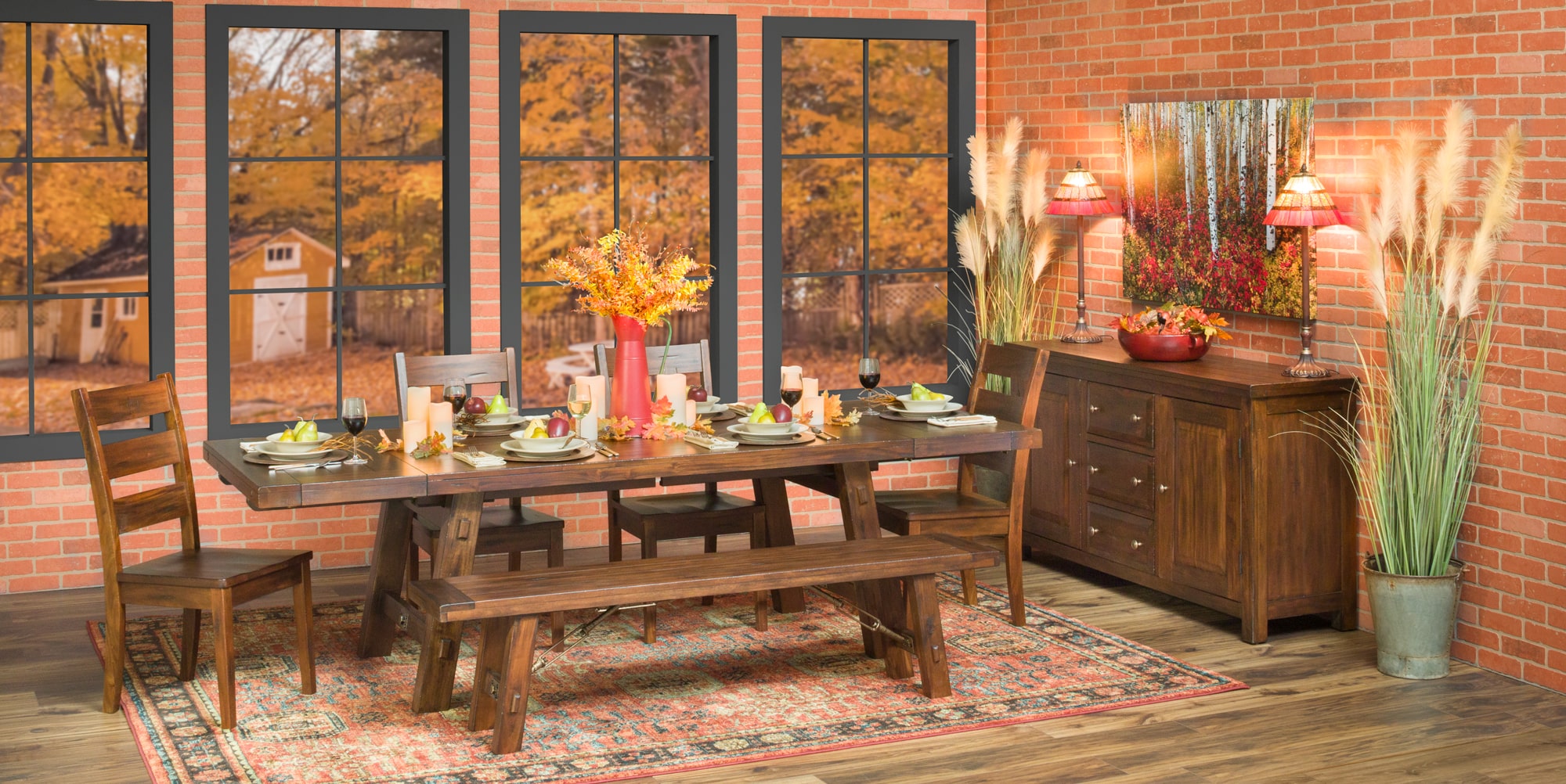 Fall dining room